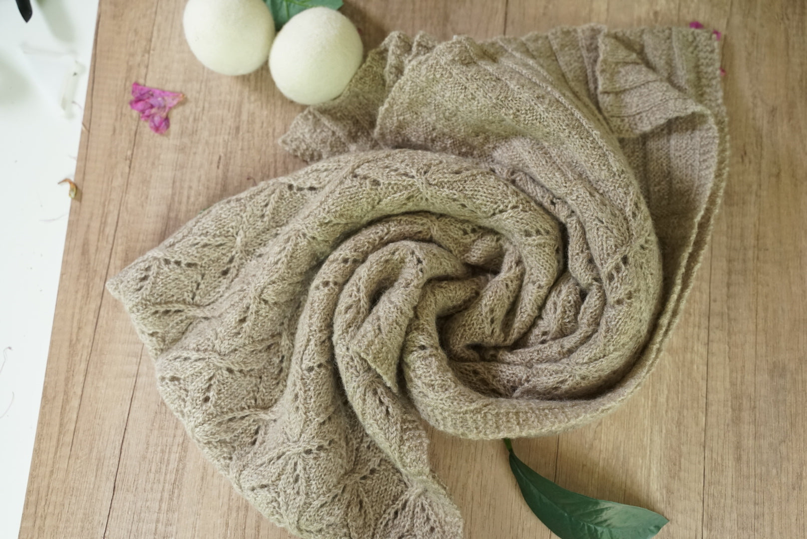 Spring Frost Scarf, Wrap, or Blanket <br/><small>knitting pattern</small>