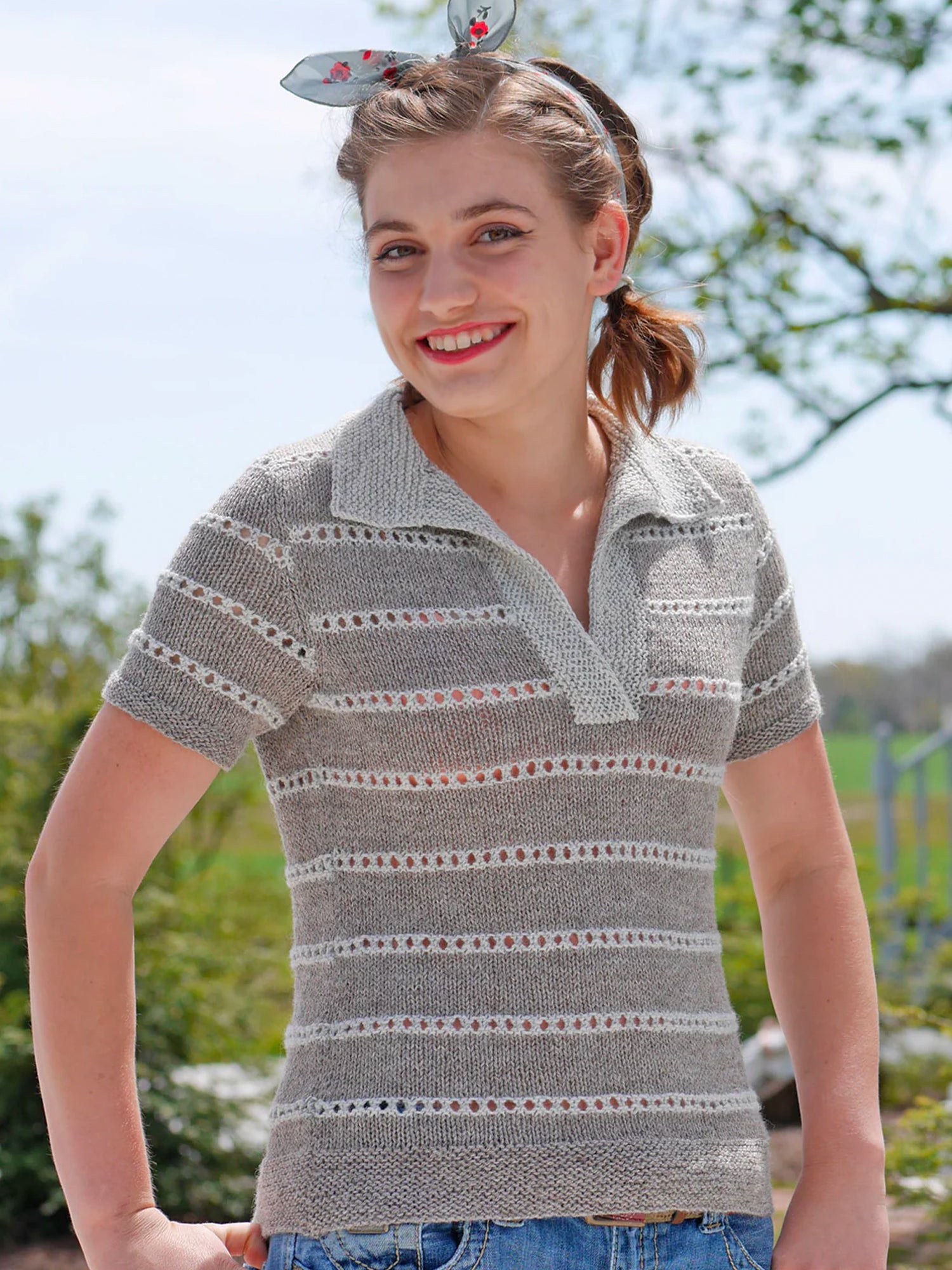 Janet Guthrie Vintage Summer Sweater <br/><small>knitting pattern</small>