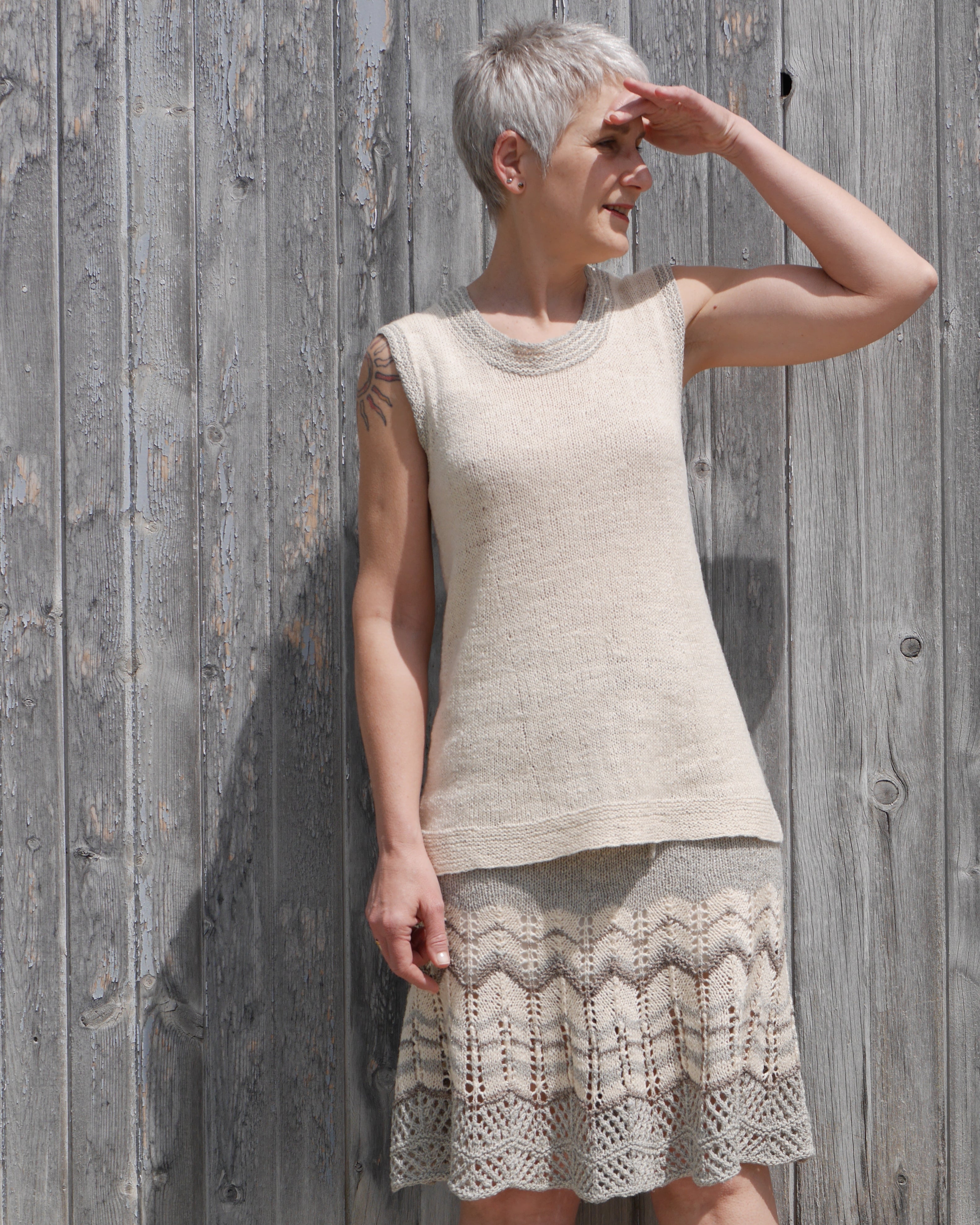 Amalfi Coast skirt <br/><small>knitting pattern</small>
