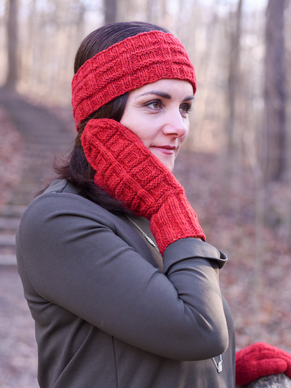 All Boxed Up Cap and Headband knitting pattern