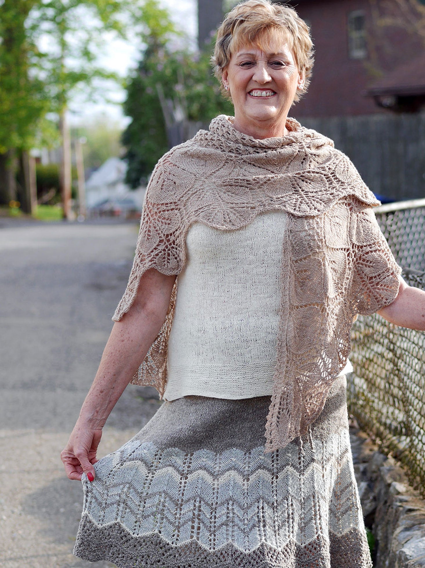 Amalfi Coast skirt <br/><small>knitting pattern</small>