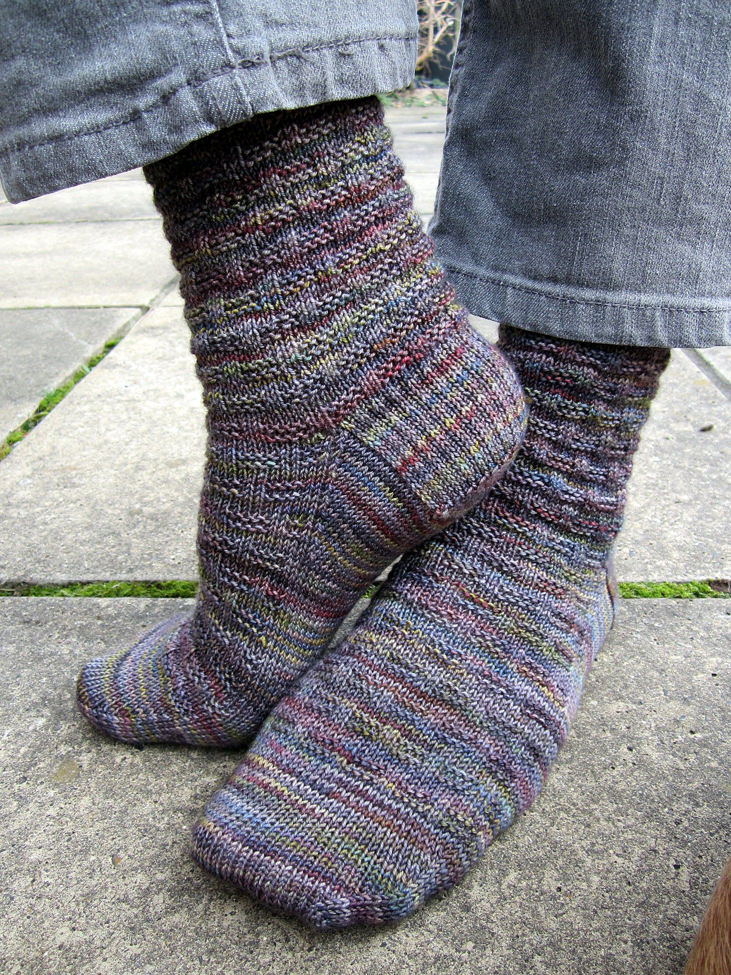 Basketweave Sock <br/><small>knitting pattern</small>