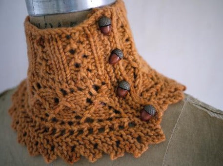 Bittersweet Vines Cowl and Mitt Set <br/><small>knitting pattern</small>