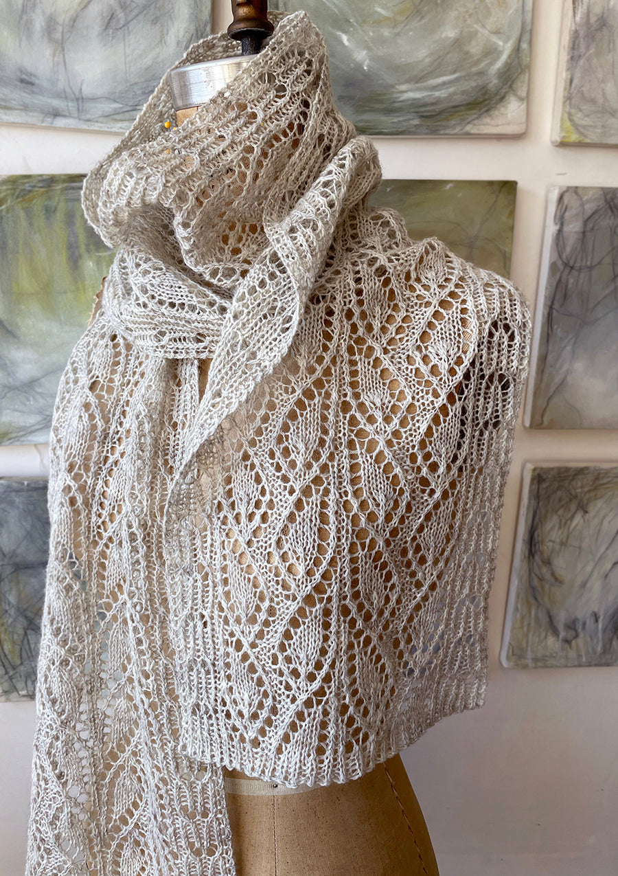 Caladium Scarf or Stole <br/><small>knitting pattern</small>