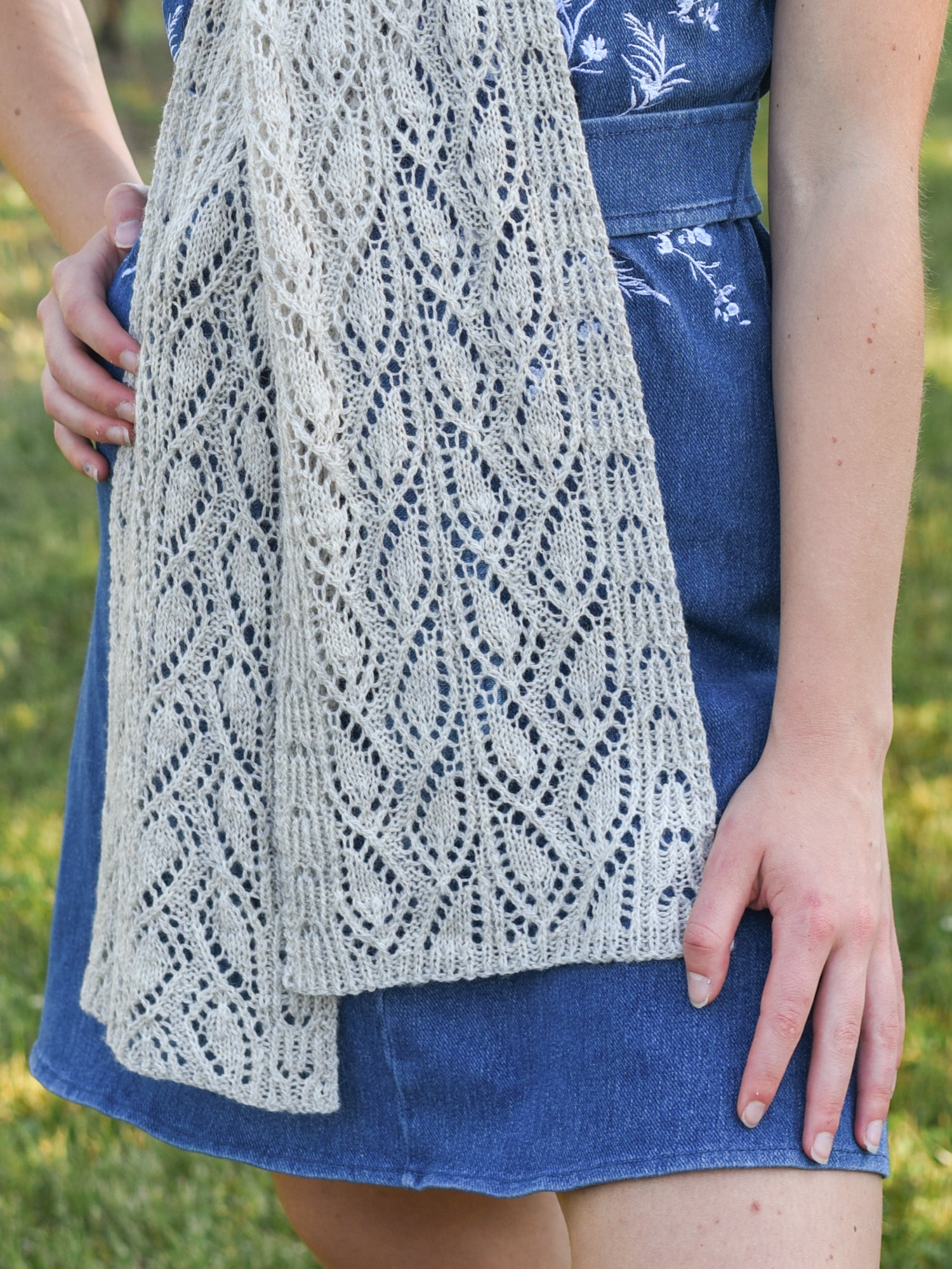 Caladium Scarf or Stole <br/><small>knitting pattern</small>