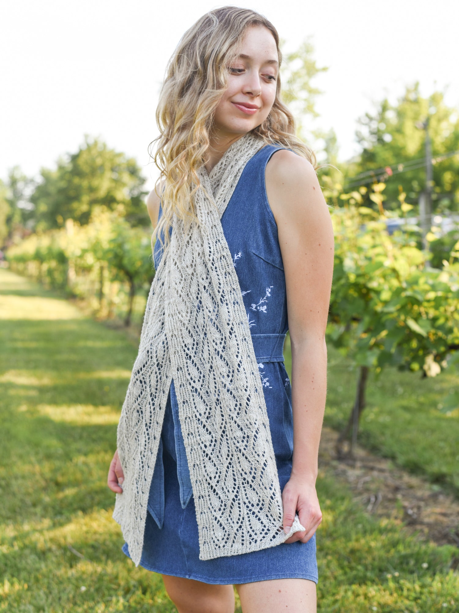 Caladium Scarf or Stole <br/><small>knitting pattern</small>