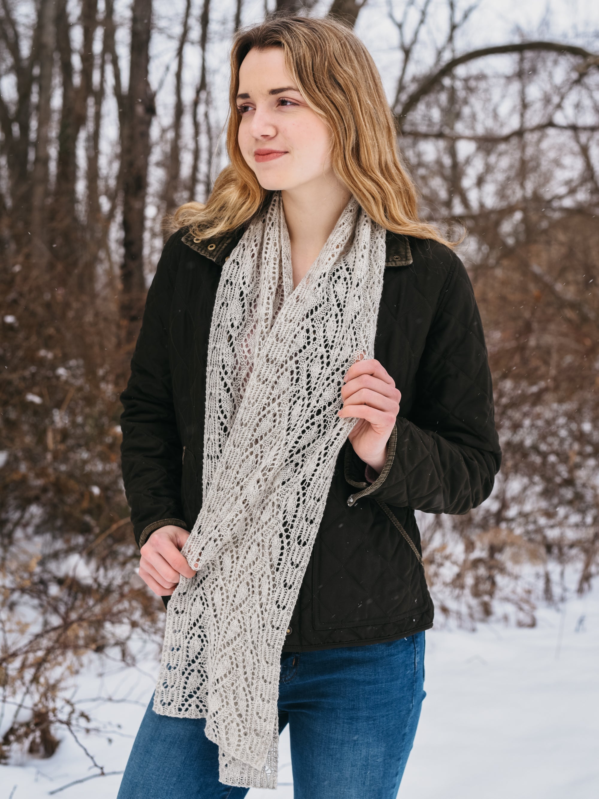 Caladium Scarf or Stole <br/><small>knitting pattern</small>