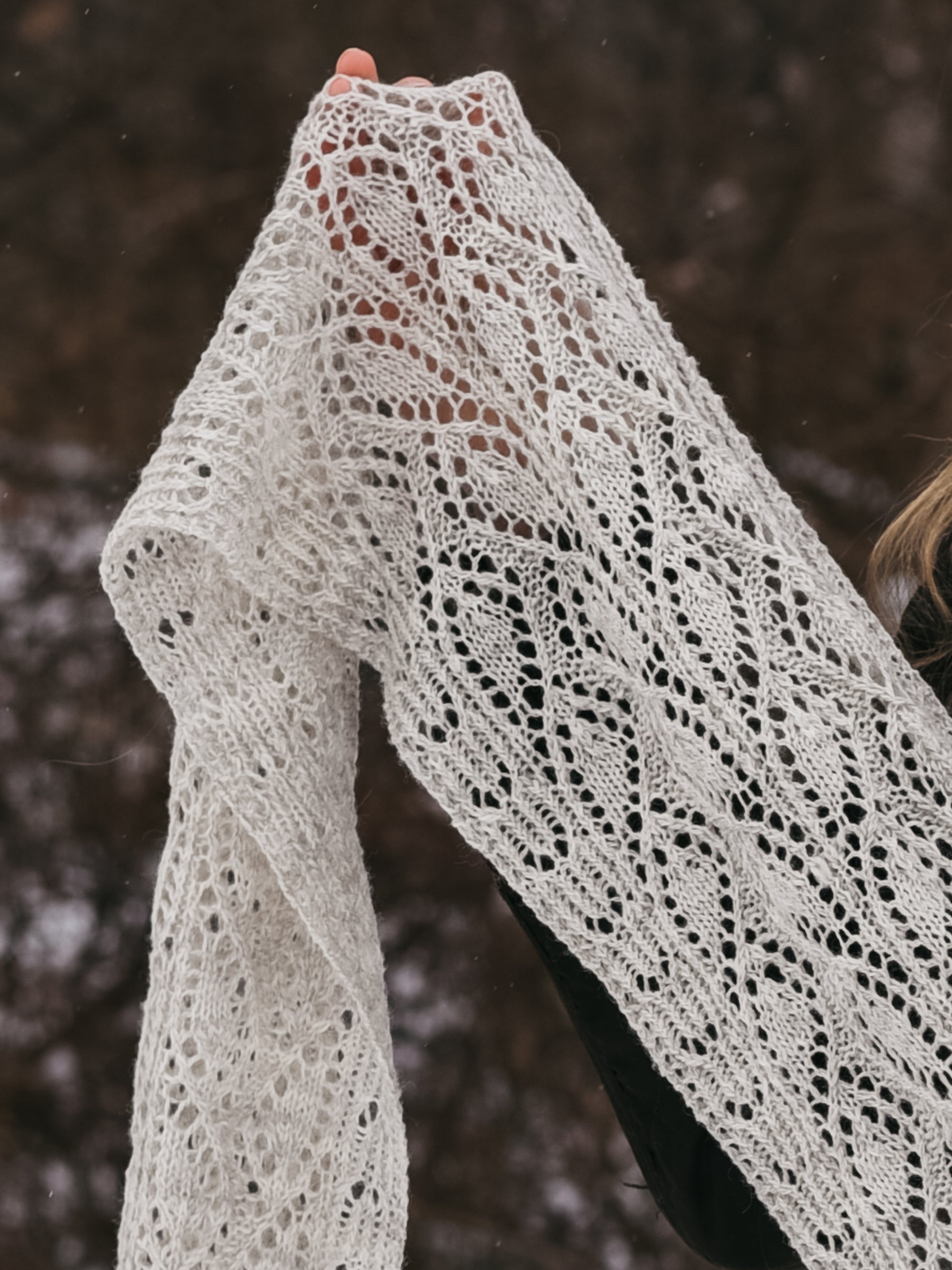 Caladium Scarf or Stole <br/><small>knitting pattern</small>