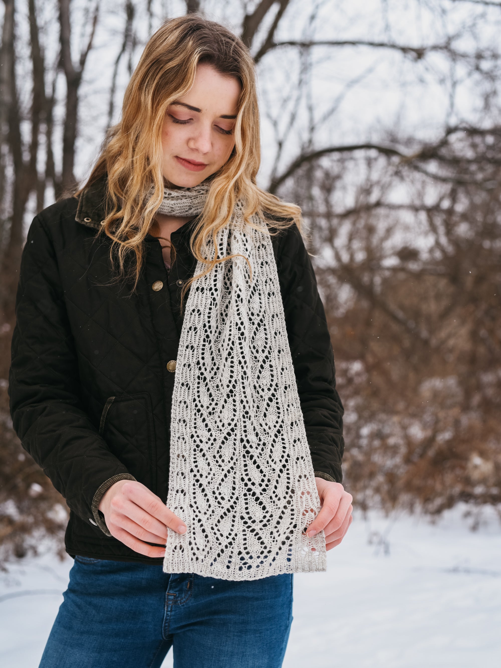 Caladium Scarf or Stole <br/><small>knitting pattern</small>