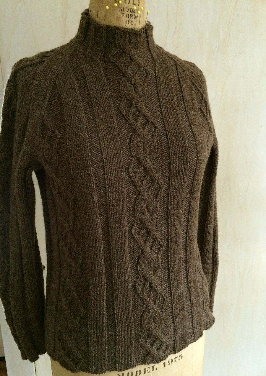 Cam Cable Pullover <br/><small>knitting pattern</small>