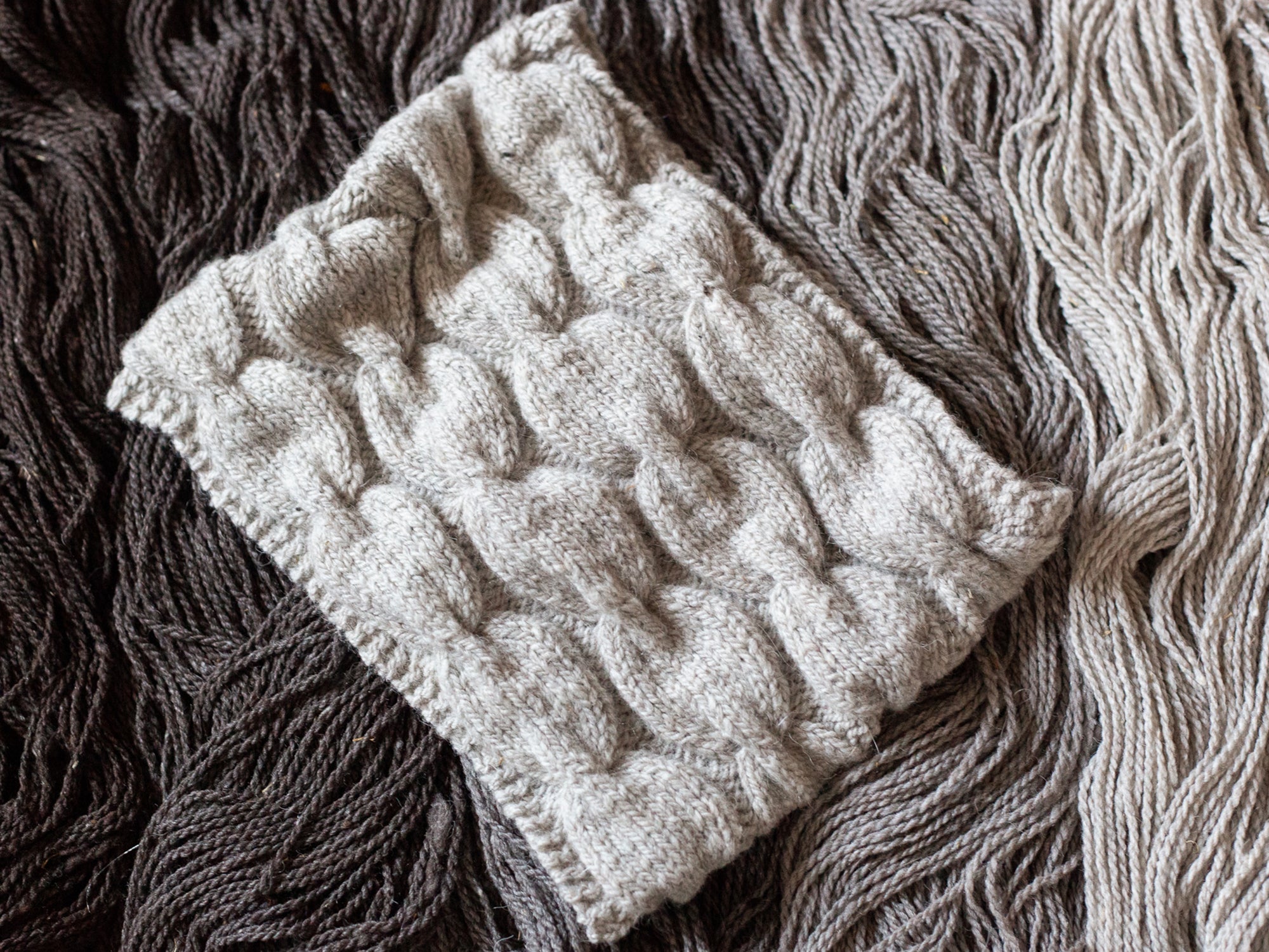 Chain, Chain, Chain Cowl <br/><small>knitting pattern</small>