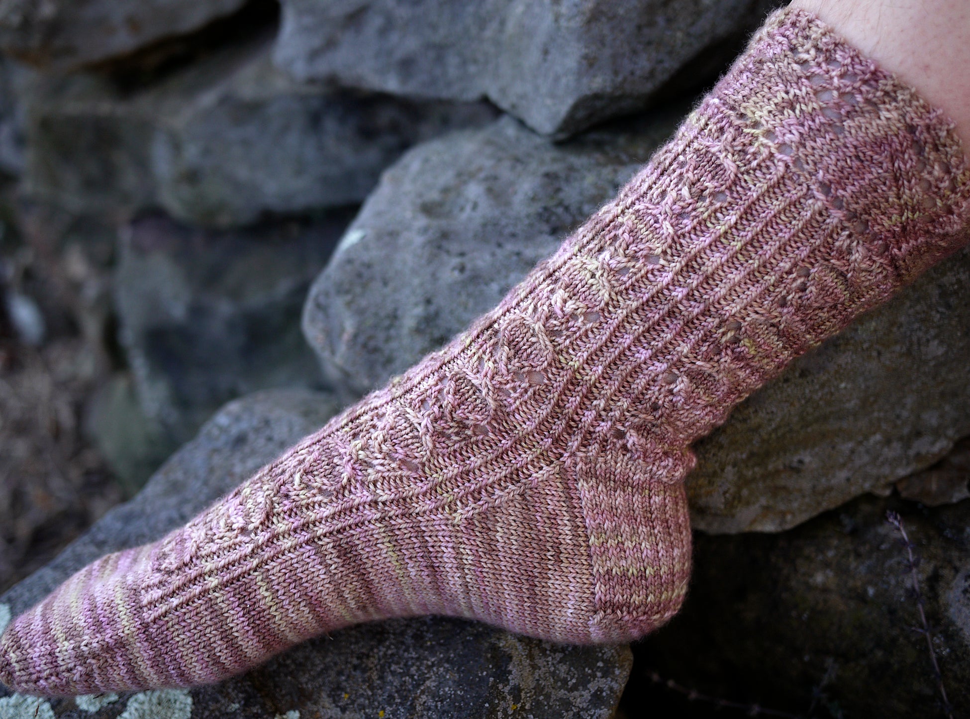 Cherry Pie Sock <br/><small>knitting pattern</small>