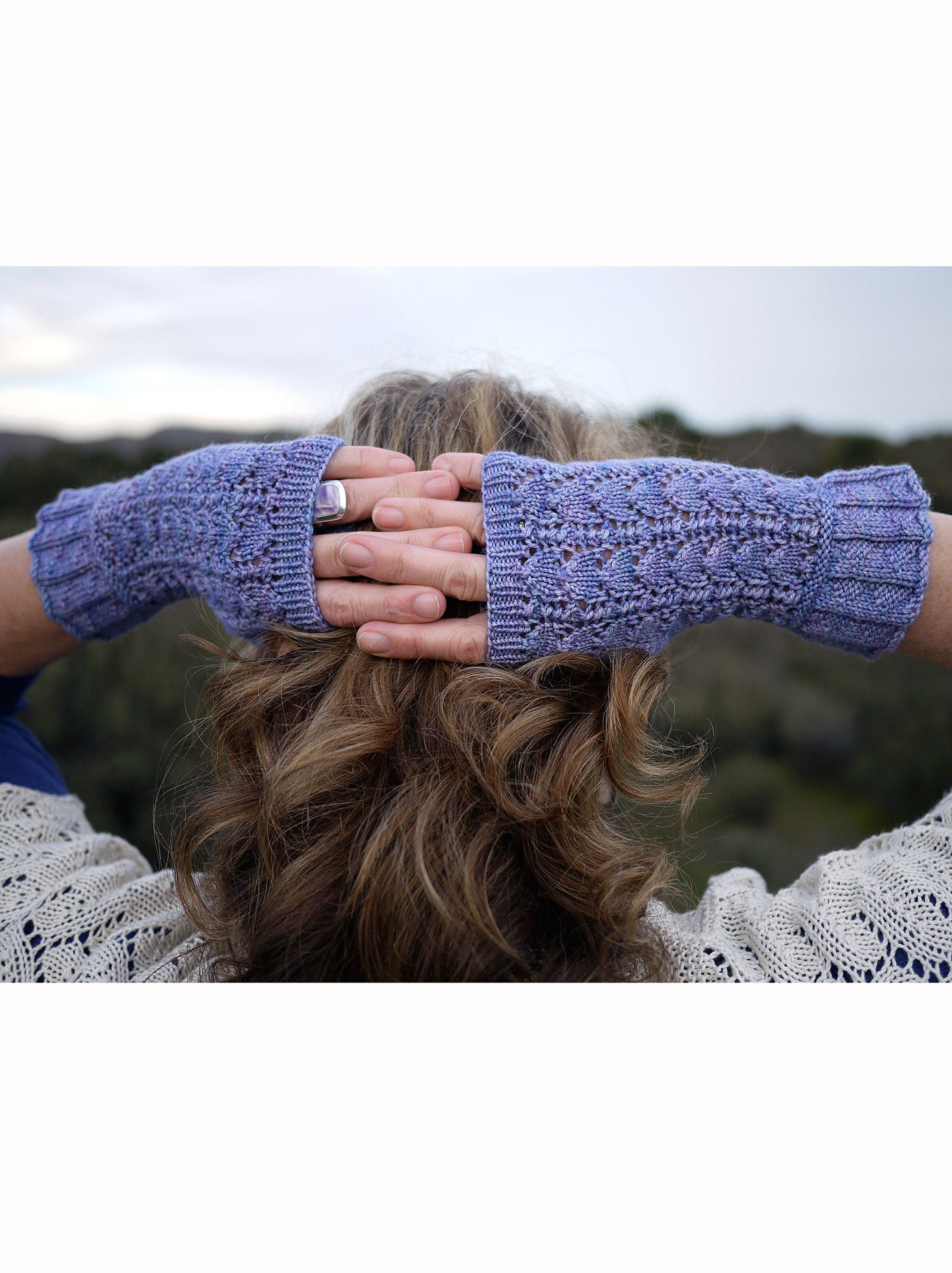 Eliza Lace Mitts <br/><small>knitting pattern</small>