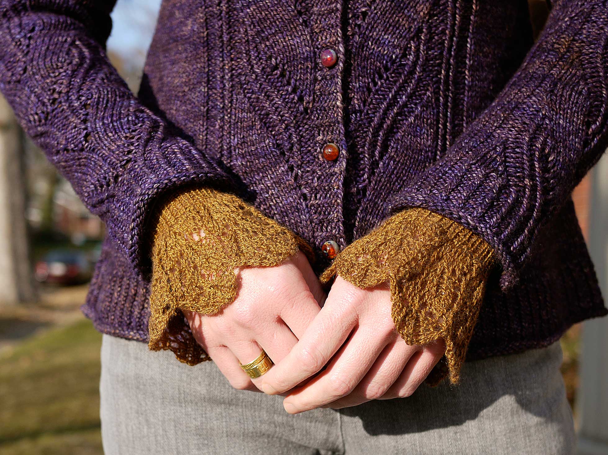 Elm Leaves Wristlets