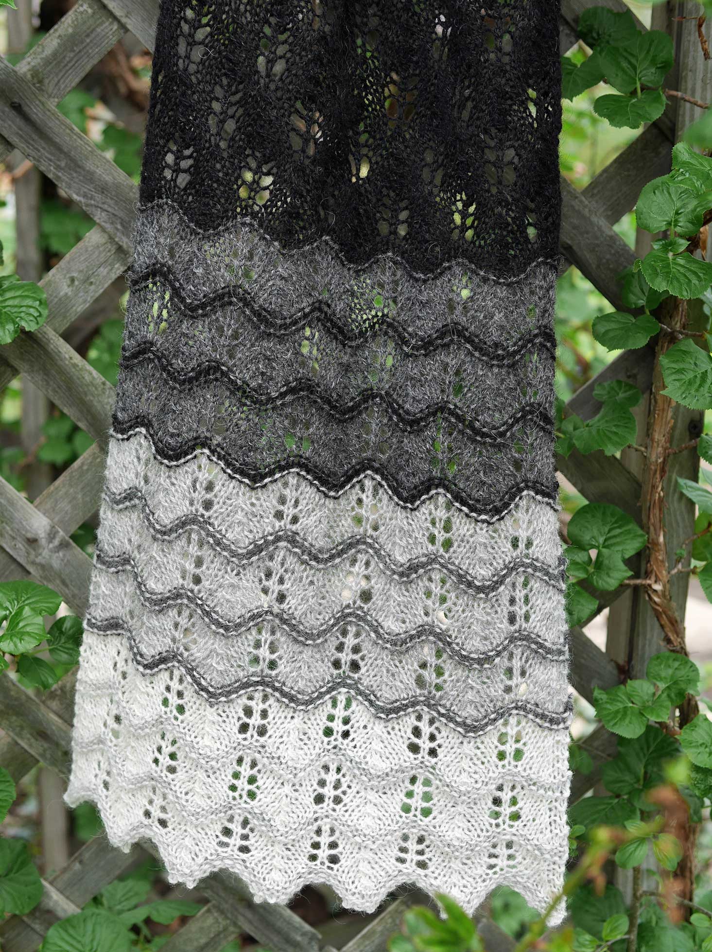 Eshaness Scarf or Stole <br/><small>knitting pattern</small>