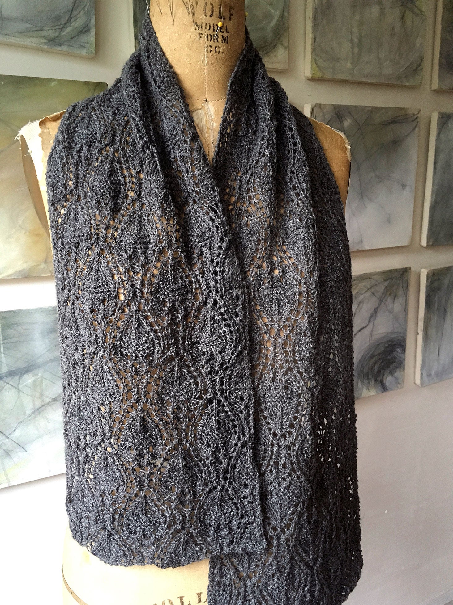 Filigree Scarf or Stole <br/><small>knitting pattern</small>