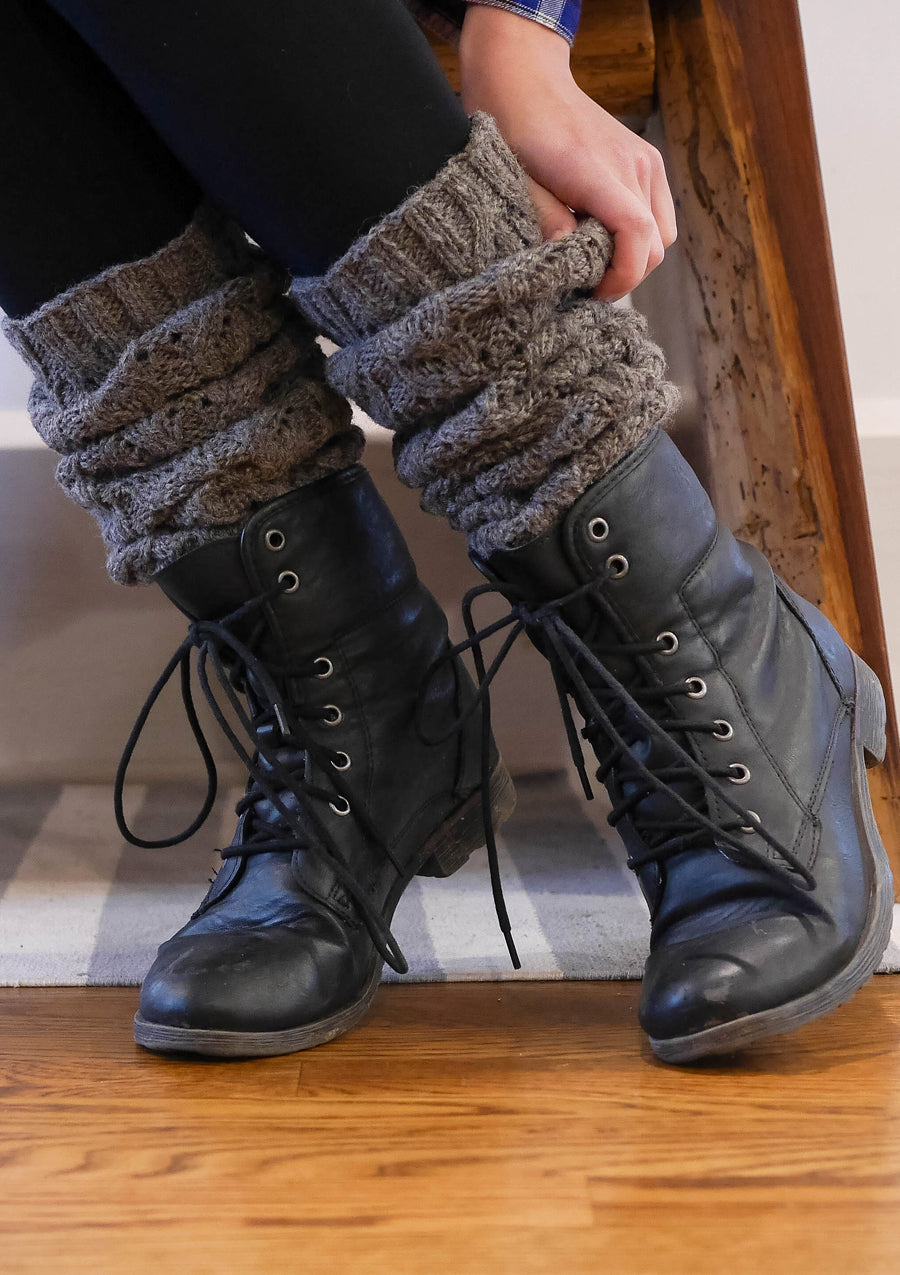 Grasslands Legwarmers and Boot Toppers <br/><small>knitting pattern</small>