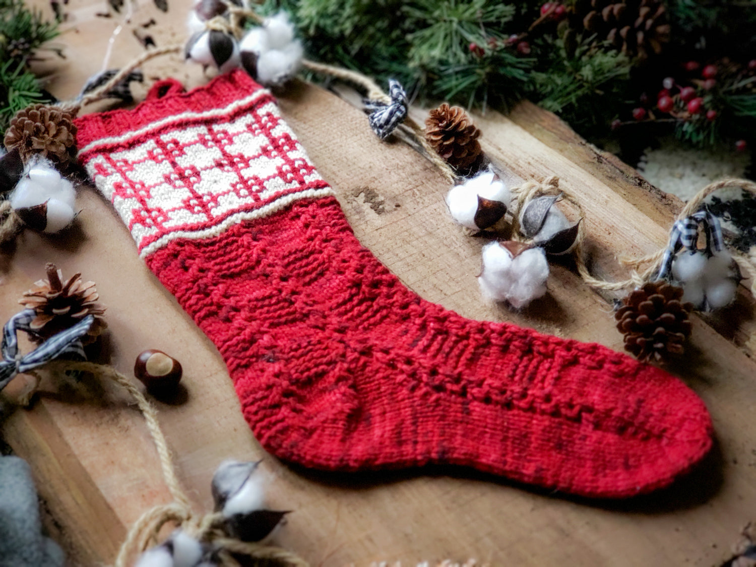 Great Plains Stocking <br/><small>knitting pattern</small>
