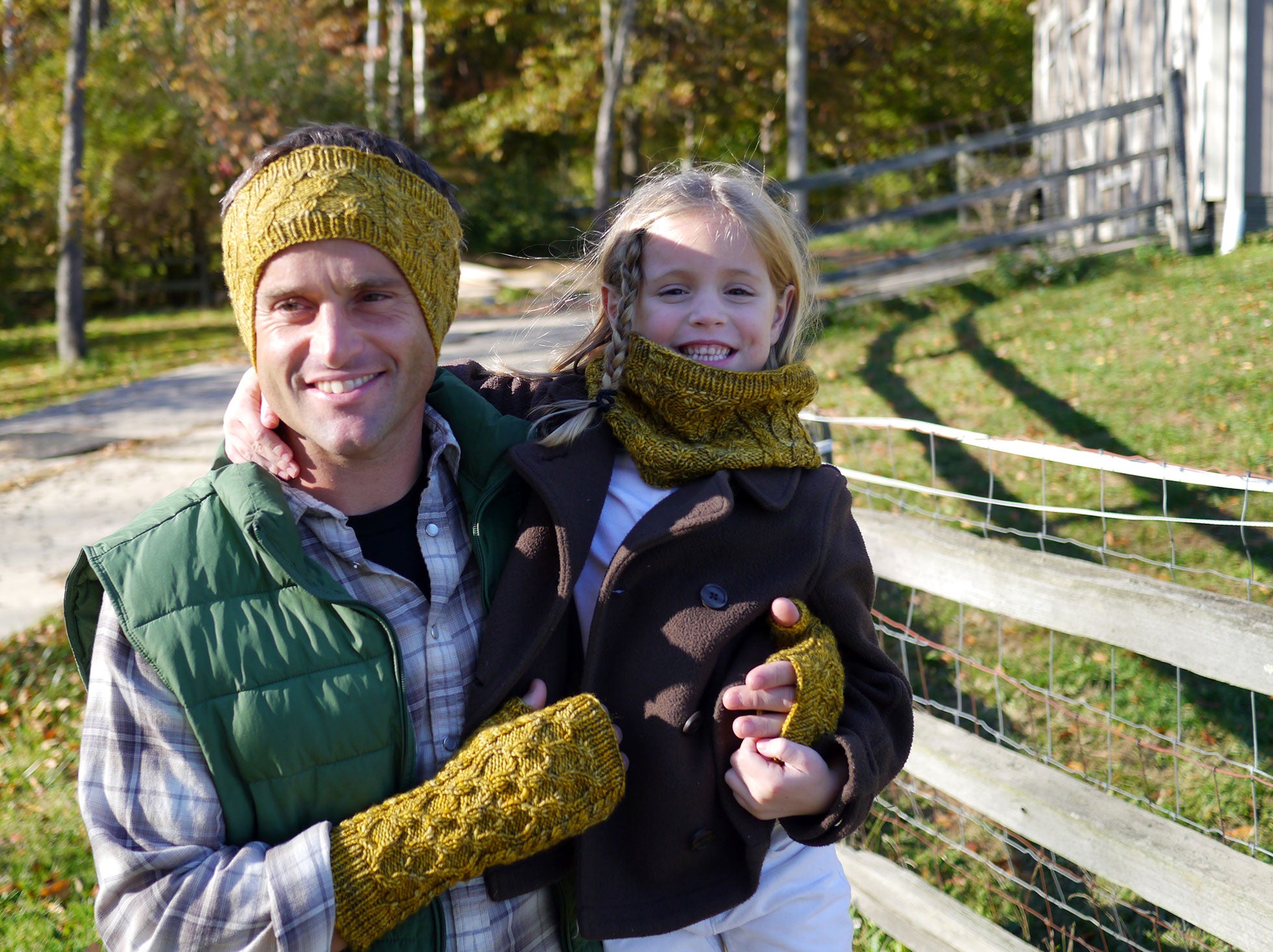Hoegaarden Set - Mitts, Headband and Cowl <br/><small>knitting pattern</small>
