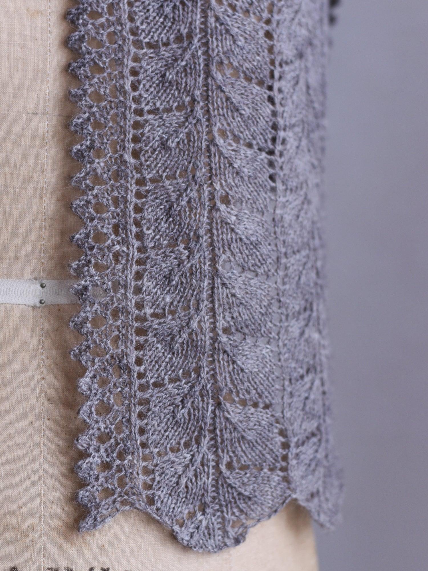 Longshadows Scarf or Stole <br/><small>knitting pattern</small>
