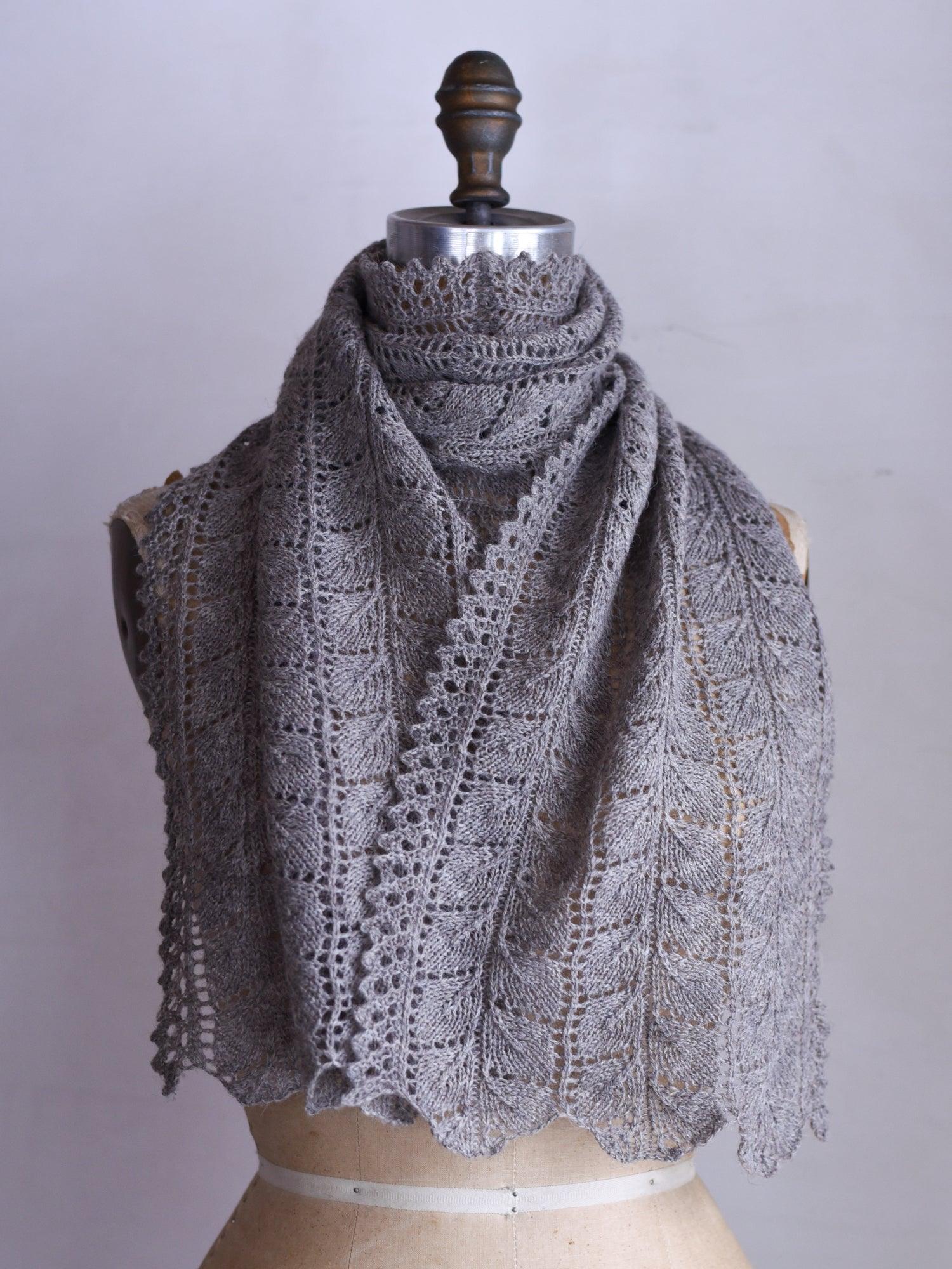 Longshadows Scarf or Stole <br/><small>knitting pattern</small>