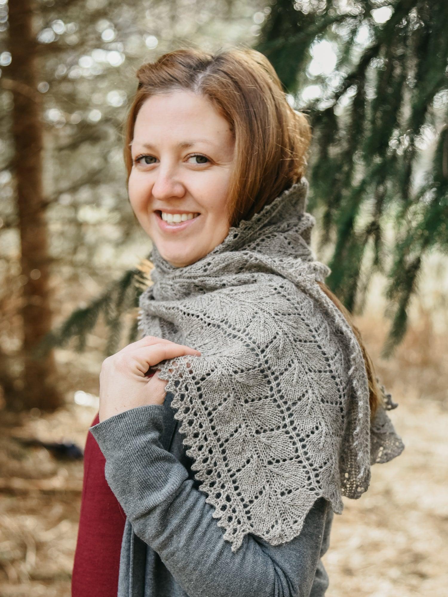 Longshadows Scarf or Stole <br/><small>knitting pattern</small>