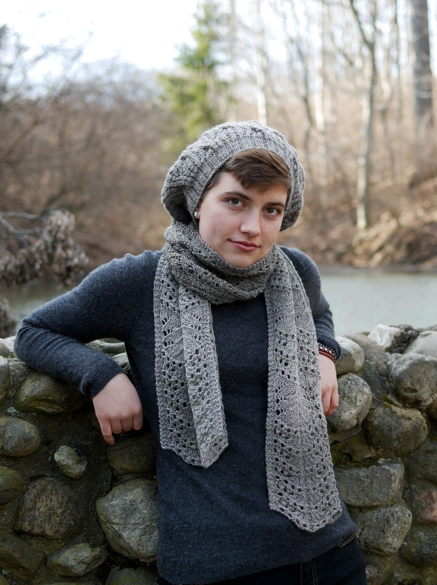 Magnolia Walk Scarf and Stole <br/><small>knitting pattern</small>