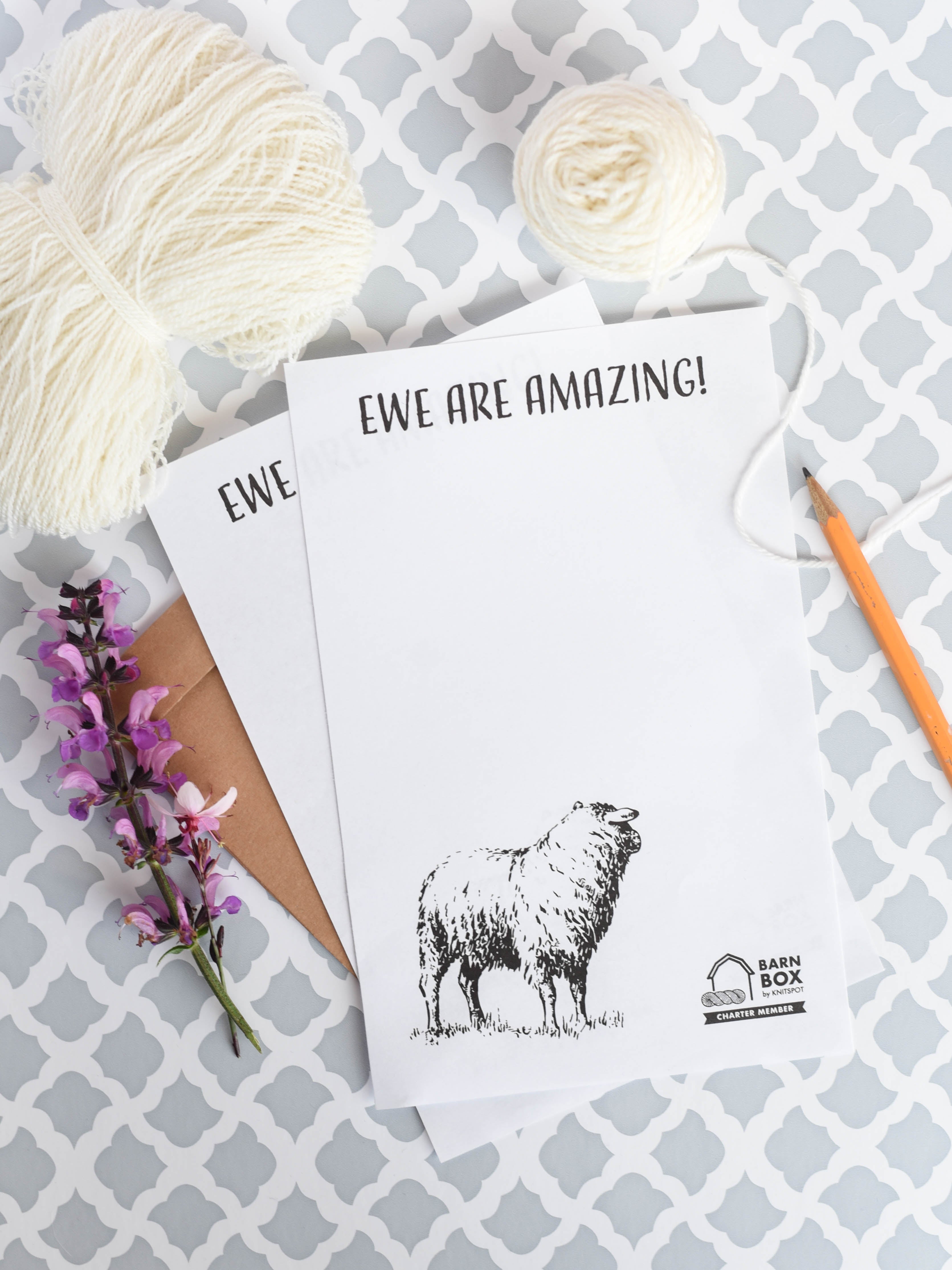 Printable Sheep Memo