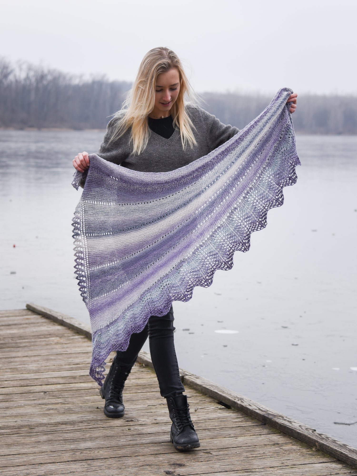 See the Sea shawl <br/><small>knitting pattern</small>