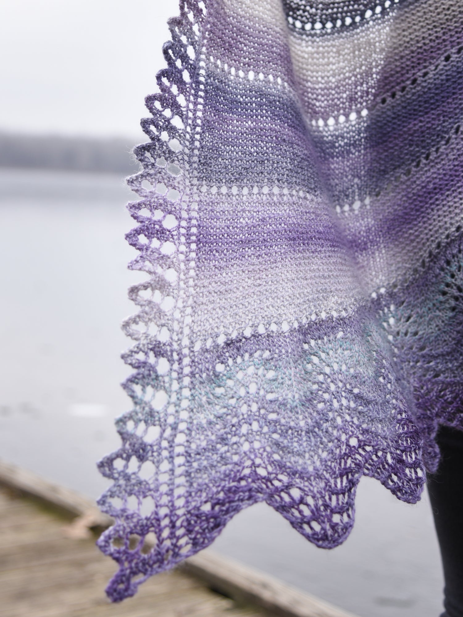 See the Sea shawl <br/><small>knitting pattern</small>