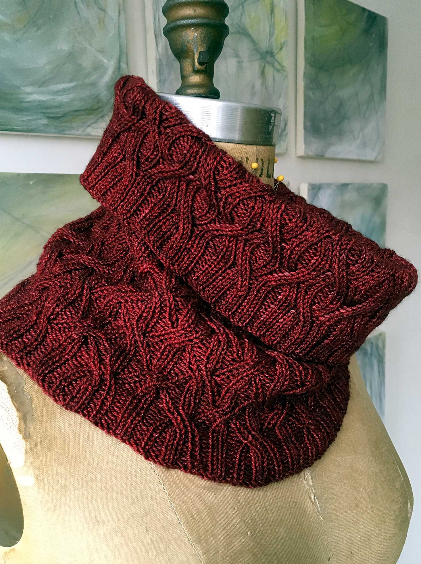 Shared Rib Scarf or Cowl