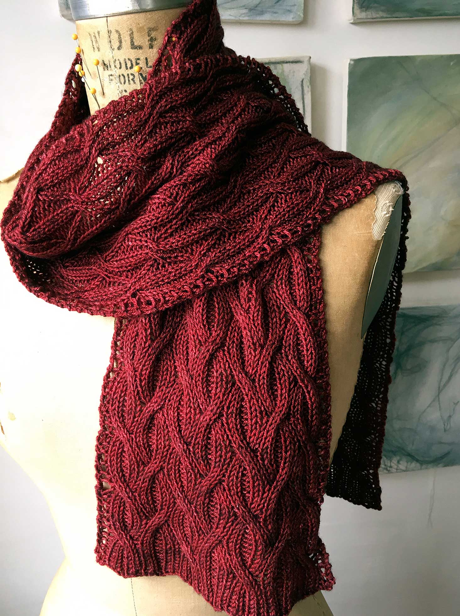 Shared Rib Scarf or Cowl