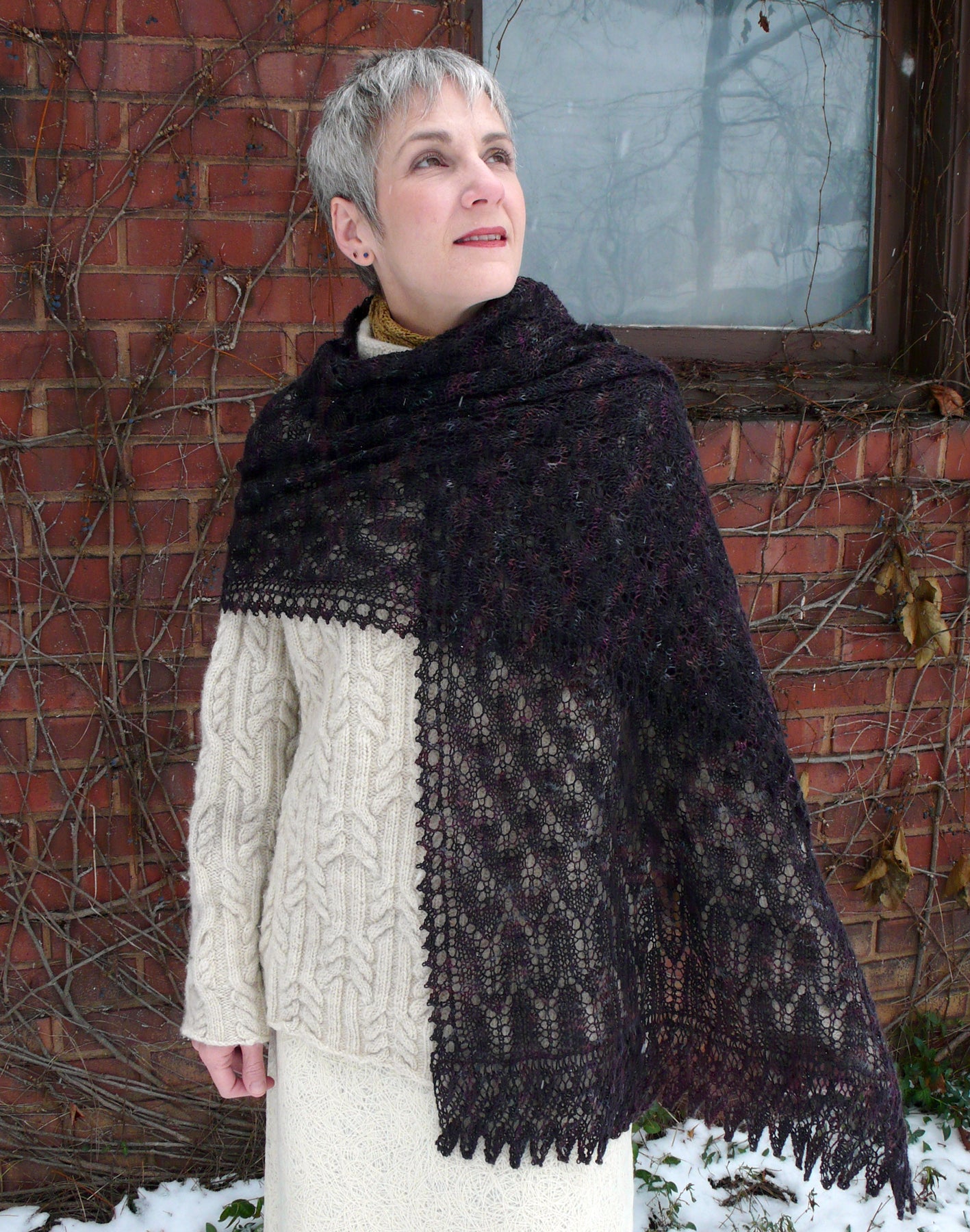 Simurgh Lace Stole <br/><small>knitting pattern</small>