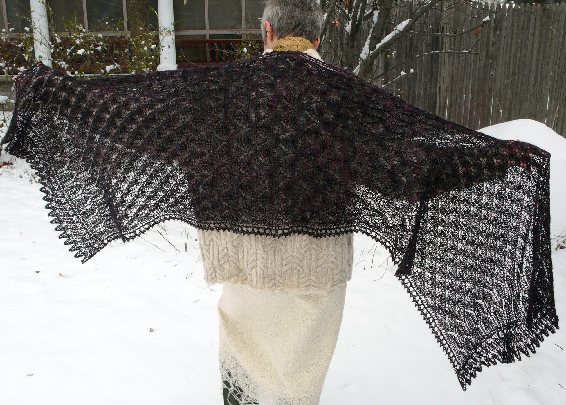 Simurgh Lace Stole