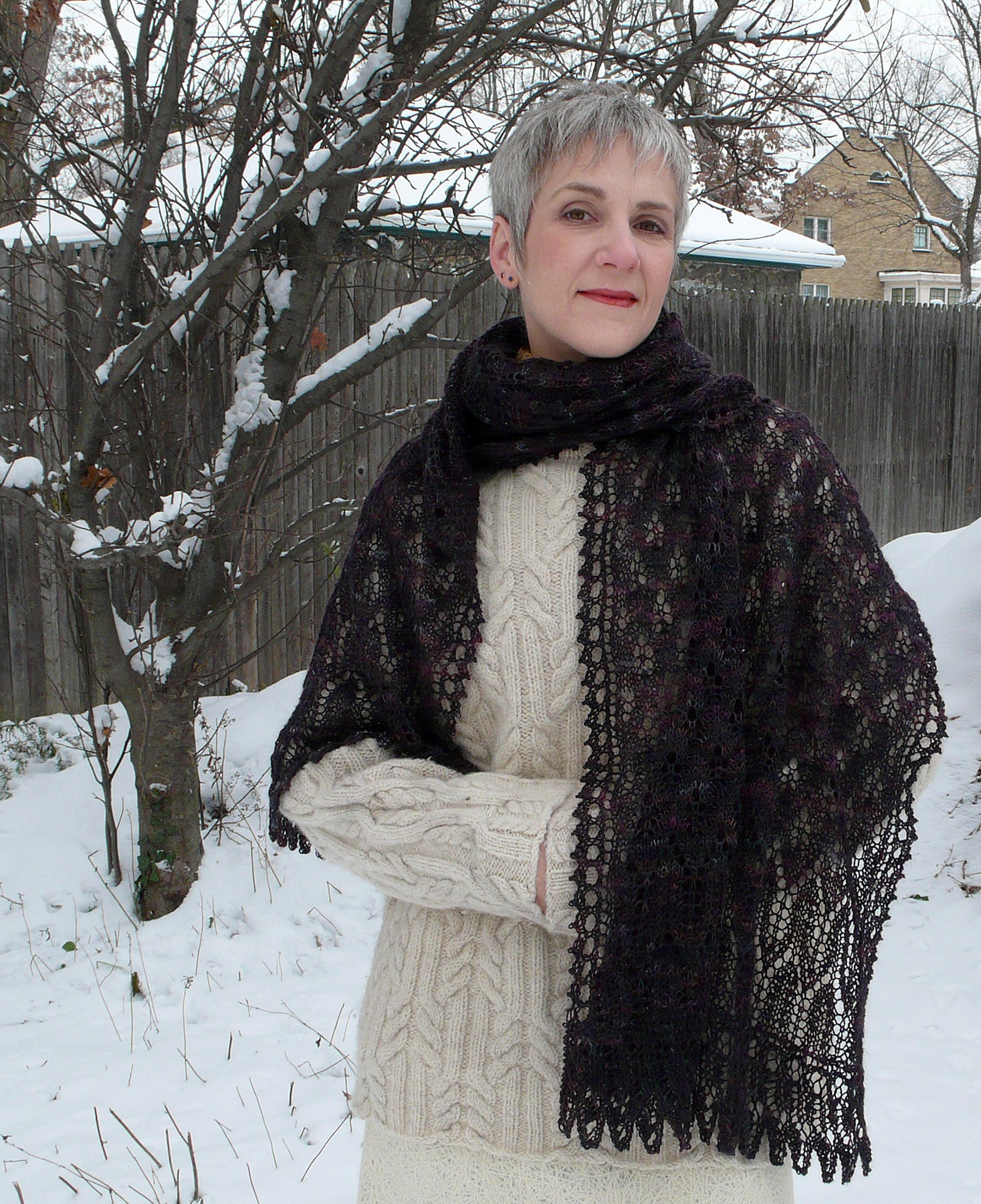 Simurgh Lace Stole <br/><small>knitting pattern</small>