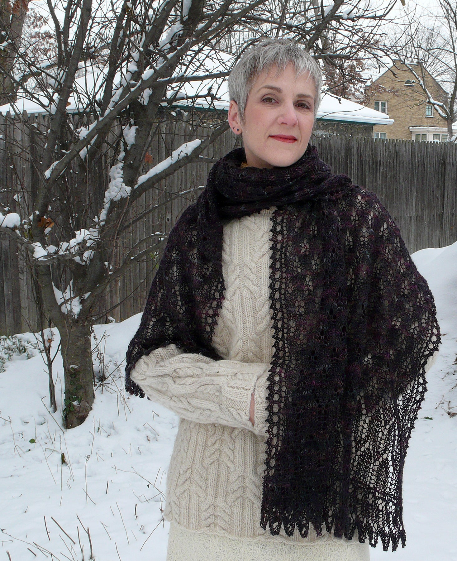 Simurgh Lace Stole