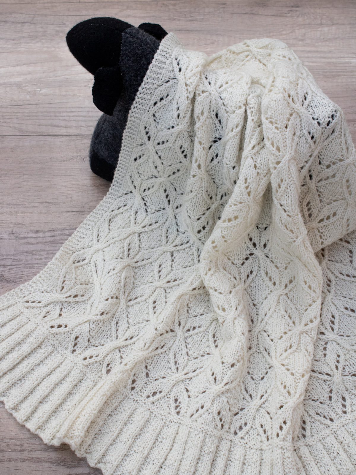Spring Frost Scarf, Wrap, or Blanket knitting pattern