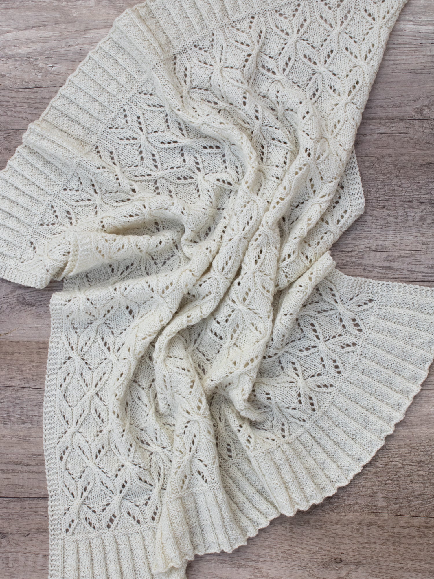 Spring Frost Scarf, Wrap, or Blanket