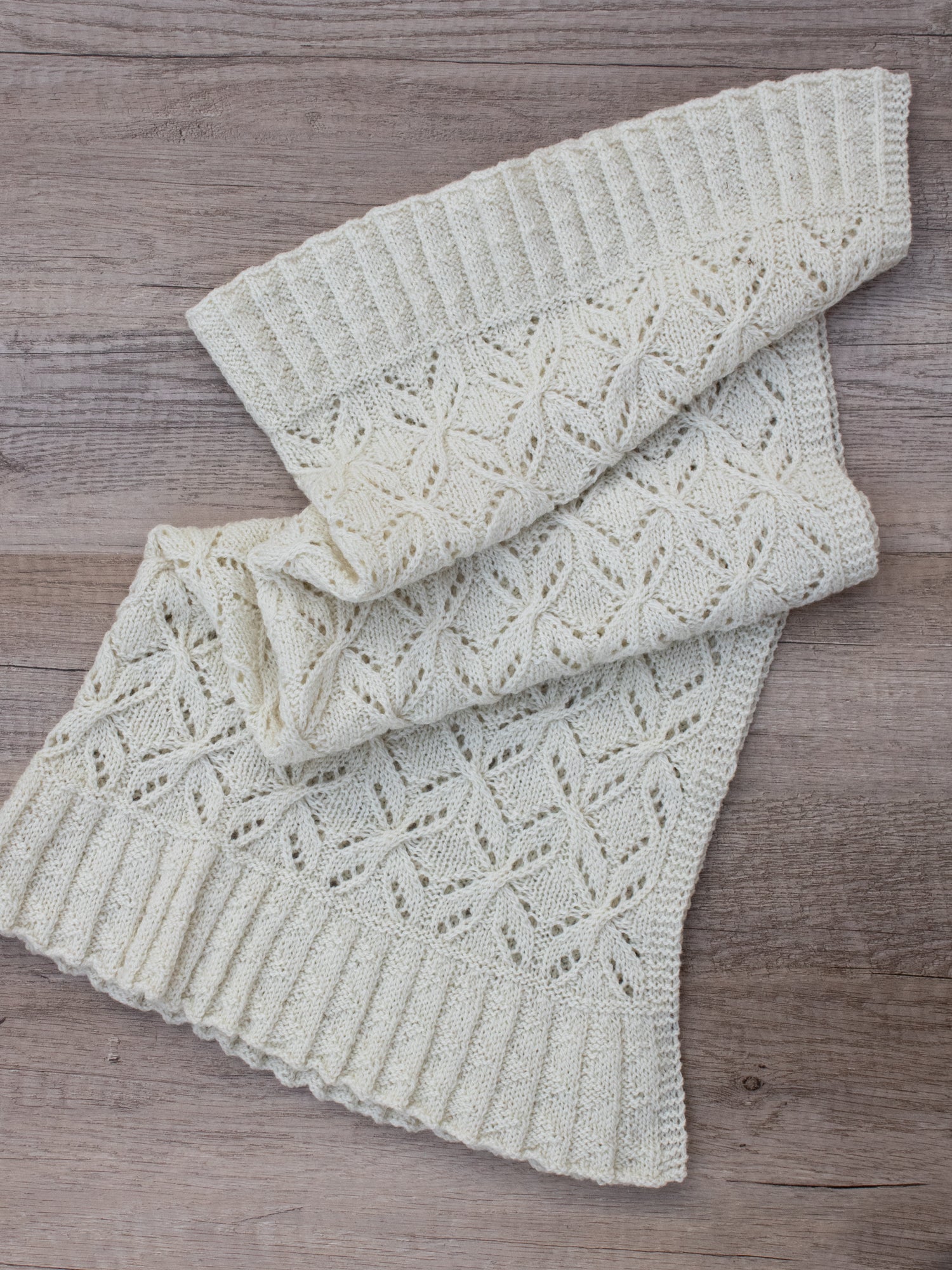 Spring Frost Scarf, Wrap, or Blanket <br/><small>knitting pattern</small>