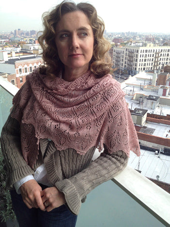 Wasp and Rose Lace Shawl <br/><small>knitting pattern</small>