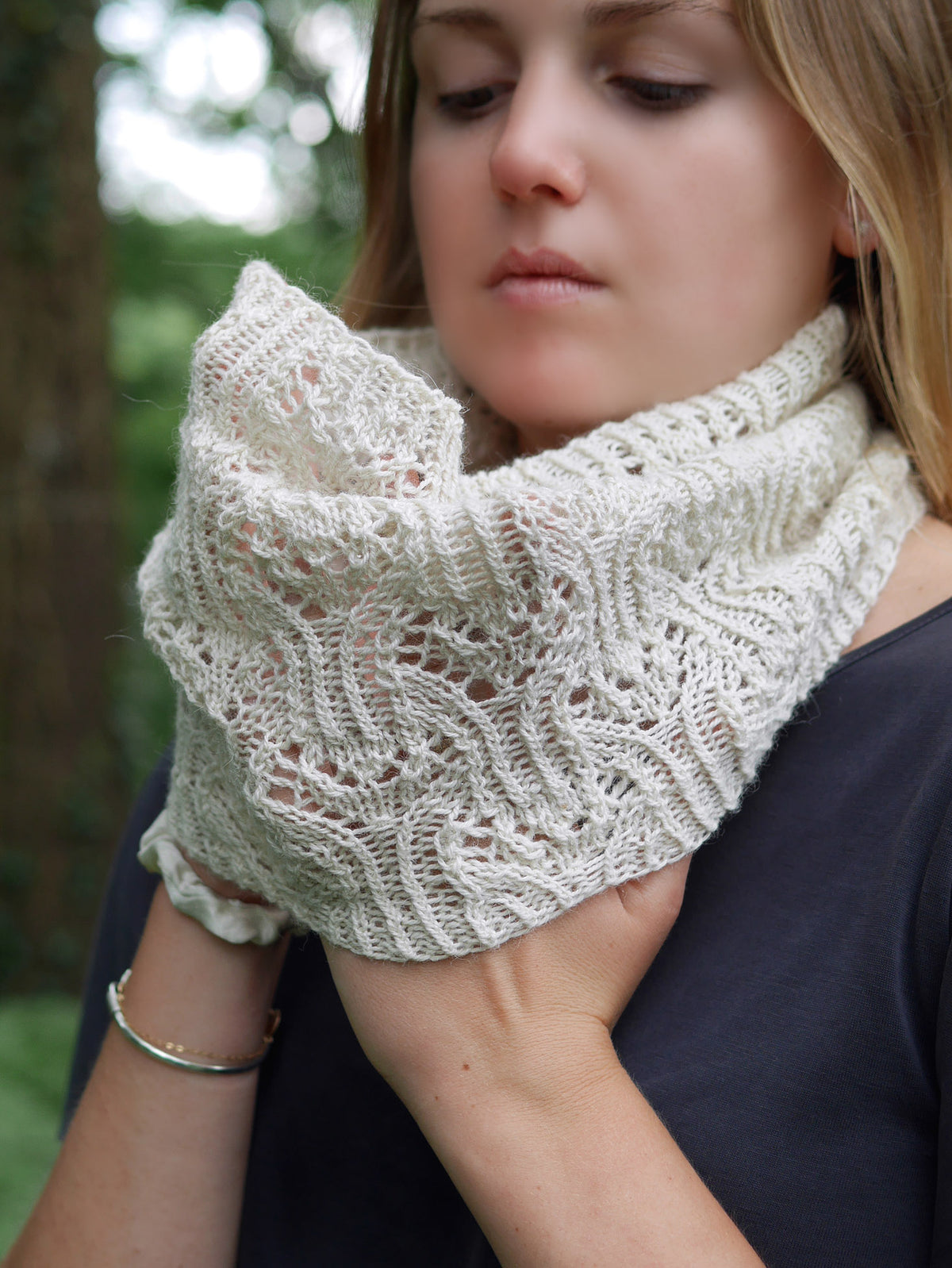 Nemes Scarf, Stole, or Cowl knitting pattern