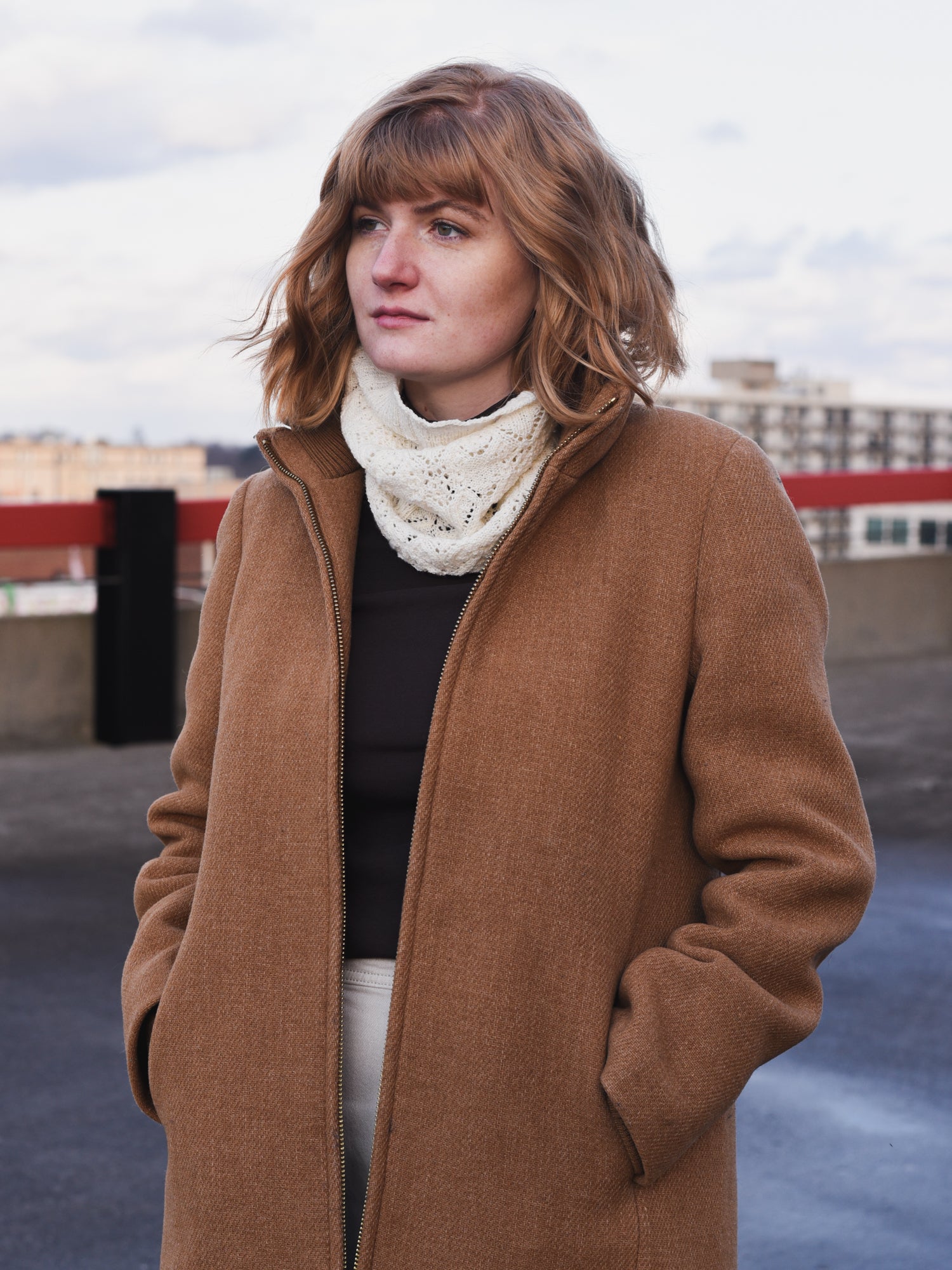Whitethistle Neckwarmer <br/><small>knitting pattern</small>
