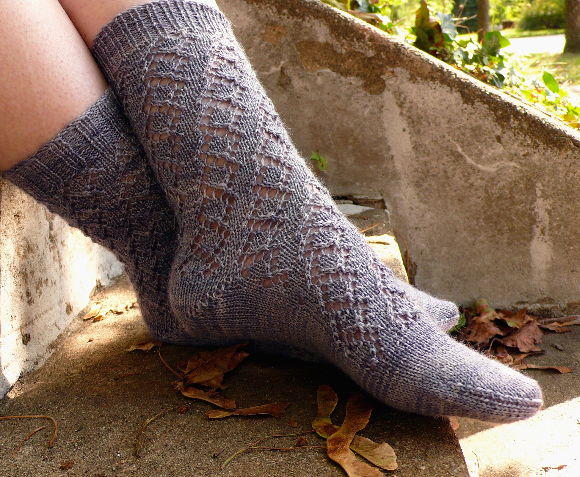 Winding Diamonds <br/><small>knitting pattern</small>